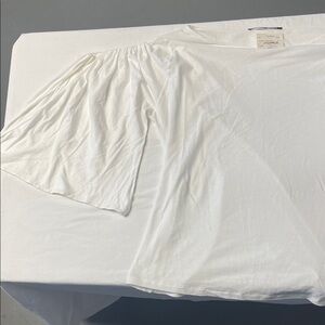 Hannes Roether White Long Sleeve Top